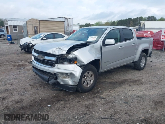 2019 Chevrolet Colorado 2WD Work Truck with VIN 1GCGSBEN3K1164686, listed as a IAAI auction lot 41943796 with 65,000 mi miles and . Bid and sale history available at DreamBid. Image 2.
