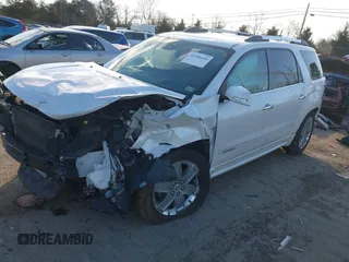 2016 GMC Acadia Denali with VIN 1GKKVTKD9GJ305808, listed as a IAAI auction lot 41586646 with 108,498 mi miles. Bid and sale history available at carsss.com. Image 2.