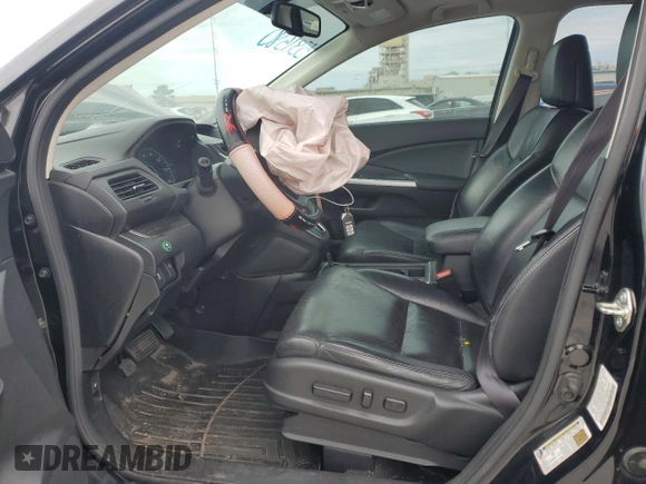 2015 Honda CR-V EX-L with VIN 2HKRM3H79FH531580, listed as a Copart auction lot 46922845 with 0 mi miles and Salvage Title. Bid and sale history available at carsss.com. Image 7.