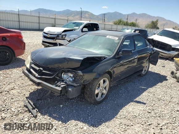 2002 Acura TL Type S w/Navigation with VIN 19UUA56922A043187, listed as a Copart auction lot 66700664 with 0 mi miles and Salvage Title. Bid and sale history available at carsss.com. Image 1.