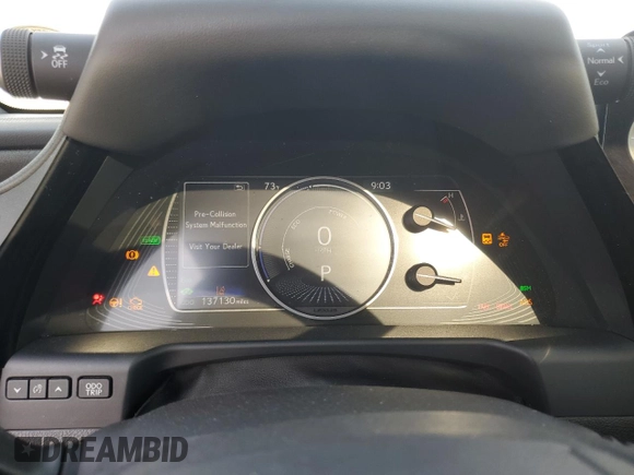 2023 Lexus ES 300h with VIN 58ADA1C10PU026761, listed as a Copart auction lot 53709735 with 137,130 mi miles and Salvage title. Bid and sale history available at DreamBid. Image 9.