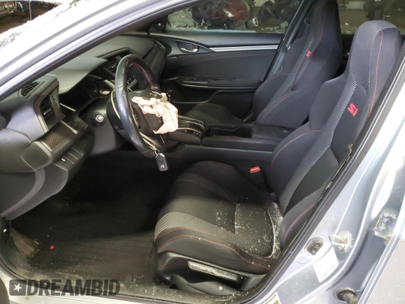 2018 Honda Civic Si with VIN 2HGFC1E56JH705069, listed as a Copart auction lot 45688515 with 134,264 mi miles and Salvage Title. Bid and sale history available at DreamBid. Image 7.