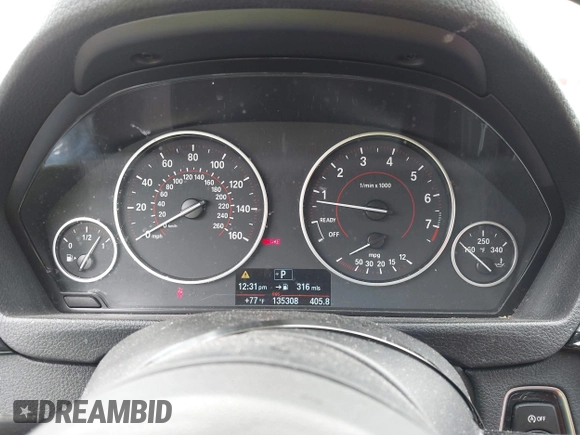 2013 BMW 3 Series 328i with VIN WBA3A5C57DF602635, listed as a IAAI auction lot 41917476 with 135,308 mi miles and . Bid and sale history available at DreamBid. Image 7.