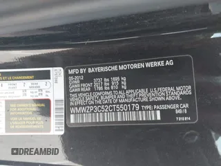2012 MINI Convertible S с VIN WMWZP3C52CT550179, выставлен на аукционе IAAI как лот 42046285 с пробегом 87 718 миль миль и . История ставок и продаж доступна на DreamBid. Изображение 9.