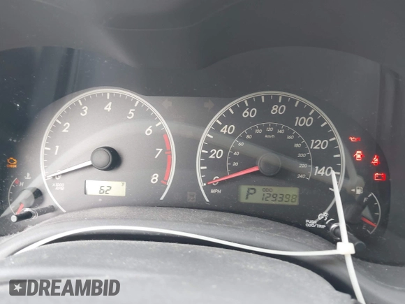 2009 Toyota Corolla with VIN JTDBL40E999058670, listed as a IAAI auction lot 42191508 with 129,398 mi miles and . Bid and sale history available at DreamBid. Image 7.