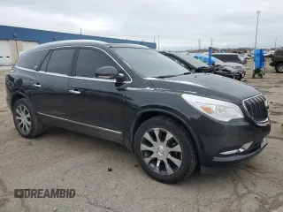 2017 Buick Enclave Leather with VIN 5GAKRBKD5HJ340245, listed as a Copart auction lot 41649255 with 110,383 mi miles and Salvage Title. Bid and sale history available at DreamBid. Image 4.
