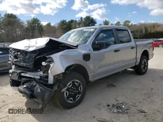 2023 Ford F-150 Lightning Pro with VIN 1FTVW1EL4PWG22492, listed as a Copart auction lot 51038955 with 7,314 mi miles and Salvage Title. Bid and sale history available at DreamBid. Image 1.