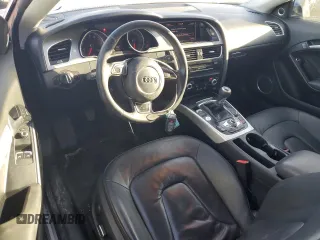 2013 Audi A5 Premium Plus with VIN WAURFAFRXDA080843, listed as a Copart auction lot 84456884 with 118,900 mi miles and Salvage title. Bid and sale history available at DreamBid. Image 8.