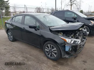 2021 Nissan Versa SV with VIN 3N1CN8EV3ML891043, listed as a IAAI auction lot 42070246 with 93,128 mi miles and . Bid and sale history available at DreamBid. Image 1.