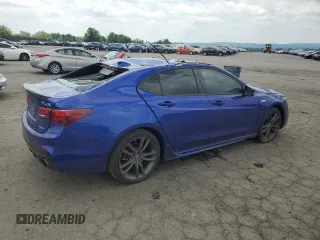 2019 Acura TLX w/A-Spec Pkg with VIN 19UUB3F69KA001543, listed as a Copart auction lot 62479905 with 132,651 mi miles and Salvage title. Bid and sale history available at DreamBid. Image 3.