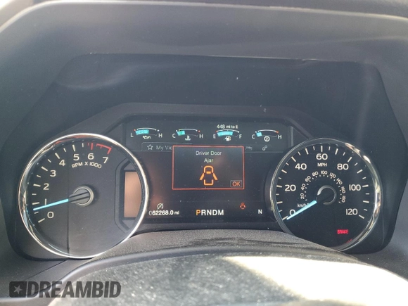 2019 Ford F-150 XL with VIN 1FTFW1E48KKE64154, listed as a Copart auction lot 53897685 with 62,268 mi miles and Salvage Title. Bid and sale history available at carsss.com. Image 9.