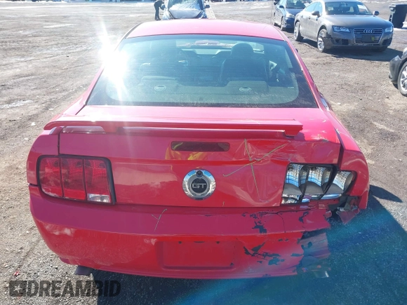 2008 Ford Mustang GT Deluxe with VIN 1ZVHT82HX85123943, listed as a IAAI auction lot 41565843 with 233,125 mi miles and . Bid and sale history available at DreamBid. Image 16.