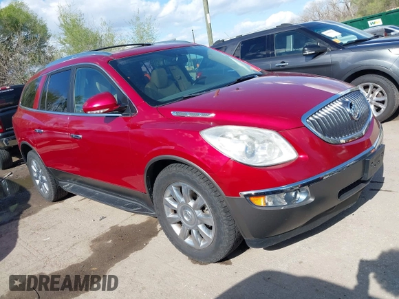 2012 Buick Enclave Leather with VIN 5GAKVCED3CJ416471, listed as a IAAI auction lot 41994854 with 179,930 mi miles and . Bid and sale history available at carsss.com. Image 1.