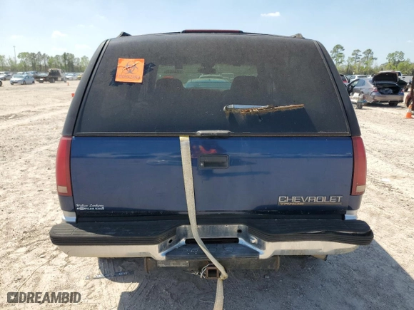 1997 Chevrolet Tahoe with VIN 3GNEK18R2VG131661, listed as a Copart auction lot 50644805 with 0 mi miles and Clean Title. Bid and sale history available at carsss.com. Image 6.