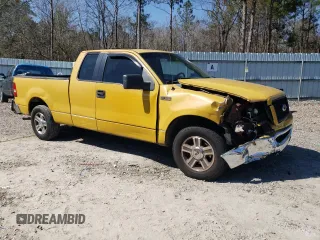 2006 Ford F-150 STX with VIN 1FTRX12W06NB23979, listed as a Copart auction lot 48548625 with 214,777 mi miles and Salvage Title. Bid and sale history available at carsss.com. Image 4.