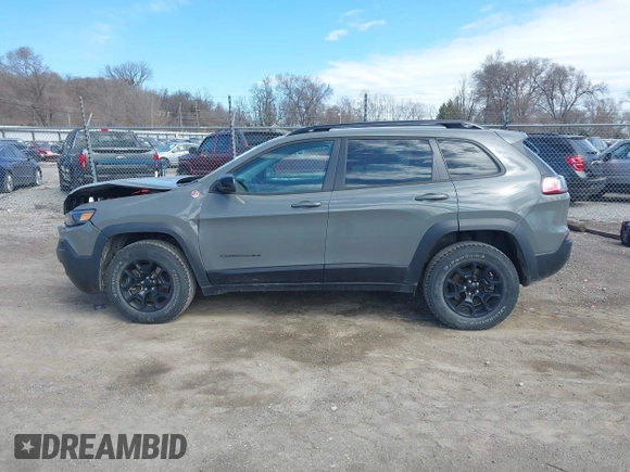 2022 Jeep Cherokee Trailhawk with VIN 1C4PJMBX5ND541929, listed as a IAAI auction lot 41815823 with 68,112 mi miles and . Bid and sale history available at DreamBid. Image 15.