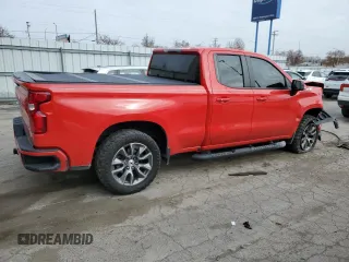 2019 Chevrolet Silverado 1500 RST with VIN 1GCRYEED5KZ230298, listed as a Copart auction lot 82813134 with 57,280 mi miles and Salvage Title. Bid and sale history available at DreamBid. Image 3.