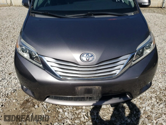 2017 Toyota Sienna XLE Auto Access Seat with VIN 5TDYZ3DC5HS871225, listed as a Copart auction lot 49915265 with 91,823 mi miles and Salvage Title. Bid and sale history available at carsss.com. Image 12.