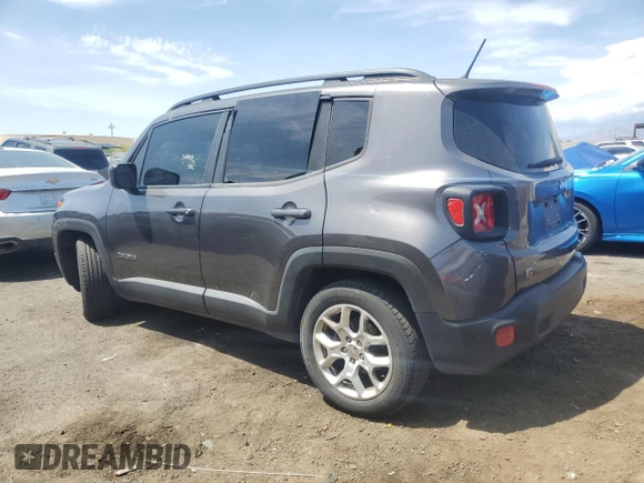 2017 Jeep Renegade Altitude with VIN ZACCJABB2HPE81020, listed as a Copart auction lot 55526015 with 98,205 mi miles and Salvage title. Bid and sale history available at DreamBid. Image 2.