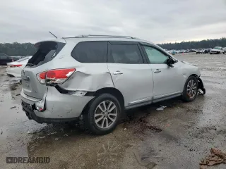 2016 Nissan Pathfinder SL with VIN 5N1AR2MN5GC670076, listed as a Copart auction lot 89355385 with 201,555 mi miles and Salvage Title. Bid and sale history available at carsss.com. Image 3.