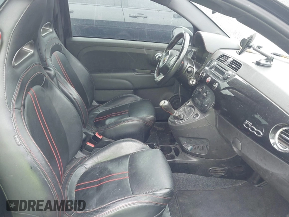 2012 FIAT 500 Abarth with VIN 3C3CFFFH9CT360049, listed as a IAAI auction lot 42319565 with 163,888 mi miles and . Bid and sale history available at DreamBid. Image 5.