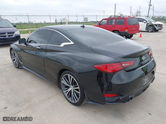 2018 Infiniti Q60 3.0t LUXE with VIN JN1EV7EK7JM342648, listed as a IAAI auction lot 41931943 with 102,290 mi miles. Bid and sale history available at carsss.com. Image 3.