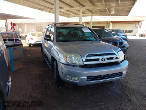 2003 Toyota 4Runner SR5 with VIN JTEZT14R630013185, listed as a IAAI auction lot 41627685 with 257,636 mi miles. Bid and sale history available at carsss.com. Image 1.