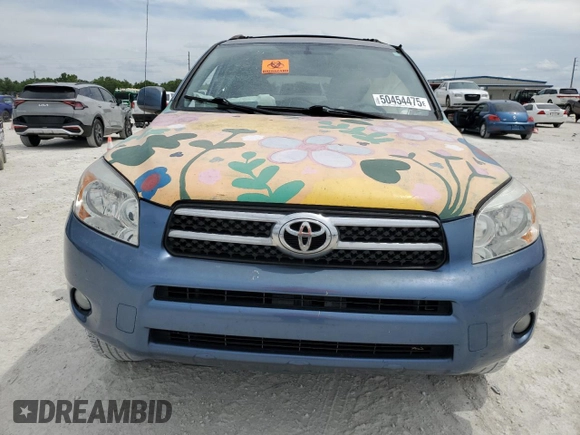 2007 Toyota RAV4 Limited with VIN JTMZD31V576052142, listed as a Copart auction lot 50454475 with 0 mi miles and Non Repairable. Bid and sale history available at carsss.com. Image 5.