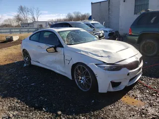 2018 BMW M4 with VIN WBS4Y9C52JAC86351, listed as a Copart auction lot 40470403 with 46,672 mi miles. Bid and sale history available at carsss.com. Image 4.