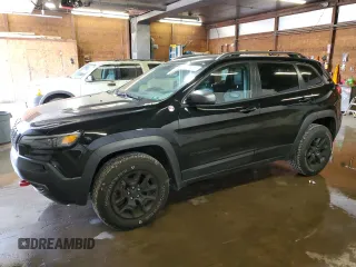 2020 Jeep Cherokee Trailhawk Elite with VIN 1C4PJMBN7LD546402, listed as a Copart auction lot 64379274 with 50,213 mi miles and Salvage title. Bid and sale history available at DreamBid. Image 1.