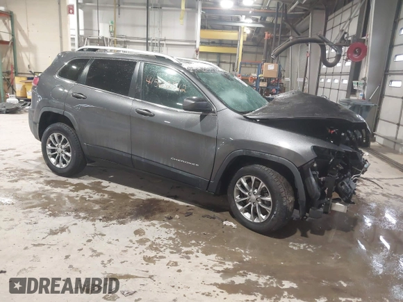 2020 Jeep Cherokee Latitude Plus with VIN 1C4PJMLX5LD642190, listed as a IAAI auction lot 41502512 with 1,600,800 mi miles. Bid and sale history available at carsss.com. Image 1.