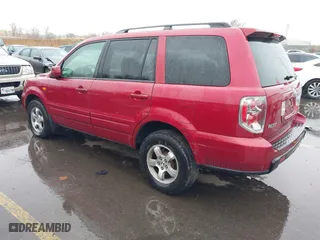 2006 Honda Pilot EX-L with VIN 2HKYF18576H516830, listed as a IAAI auction lot 41740470 with 202,179 mi miles. Bid and sale history available at carsss.com. Image 3.