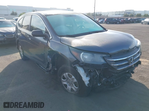 2014 Honda CR-V LX with VIN 2HKRM4H35EH708515, listed as a IAAI auction lot 41610244 with Not Provided miles. Bid and sale history available at carsss.com. Image 1.