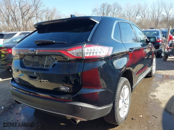 2017 Ford Edge SEL with VIN 2FMPK4J91HBC53802, listed as a IAAI auction lot 41804575 with 76,482 mi miles. Bid and sale history available at carsss.com. Image 4.