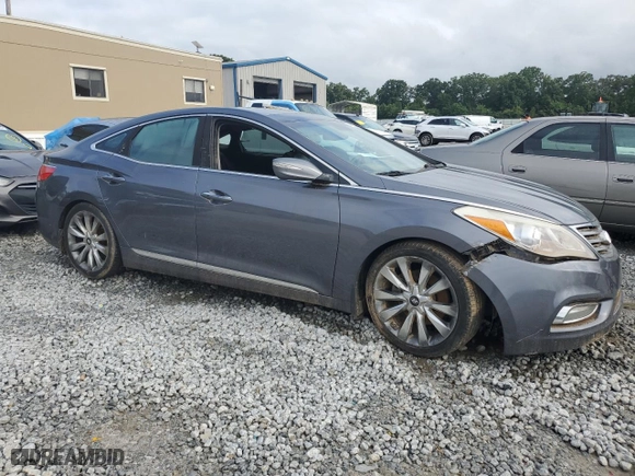 2013 Hyundai Azera with VIN KMHFH4JG6DA224701, listed as a Copart auction lot 64902084 with 0 mi miles and Salvage Title. Bid and sale history available at carsss.com. Image 4.