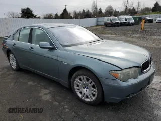 2002 BMW 7 Series 745i z VIN WBAGL63472DP56408, wystawiony jako Copart lot #43949925 z przebiegiem 92 755 mil mil oraz Szkoda całkowita • Salvage title. Historia ofert i sprzedaży dostępna na DreamBid. Obrazek 4.
