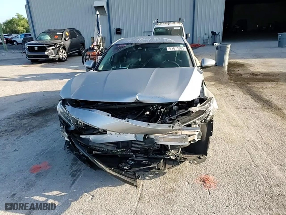 2019 Honda Accord Sedan LX 1.5T with VIN 1HGCV1F10KA129326, listed as a Copart auction lot 51671205 with 69,687 mi miles and Salvage Title. Bid and sale history available at carsss.com. Image 10.