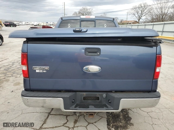 2006 Ford F-150 XLT with VIN 1FTRW12W56FB68624, listed as a Copart auction lot 49613235 with 191,031 mi miles and Salvage Title. Bid and sale history available at carsss.com. Image 6.