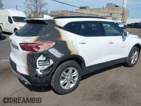 2020 Chevrolet Blazer LT с VIN 3GNKBHRS6LS557019, выставлен на аукционе IAAI как лот 42085239 с пробегом 37 468 миль миль и . История ставок и продаж доступна на DreamBid. Изображение 4.