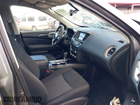 2020 Nissan Pathfinder SV z VIN 5N1DR2BN1LC617160, wystawiony jako IAAI lot #42014922 z przebiegiem 34 547 mil mil oraz . Historia ofert i sprzedaży dostępna na DreamBid. Obrazek 5.