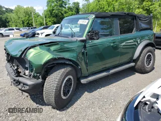 2023 Ford Bronco with VIN 1FMEE5DP7PLB60568, listed as a Copart auction lot 62118915 with 25,681 mi miles and Non repairable. Bid and sale history available at DreamBid. Image 1.