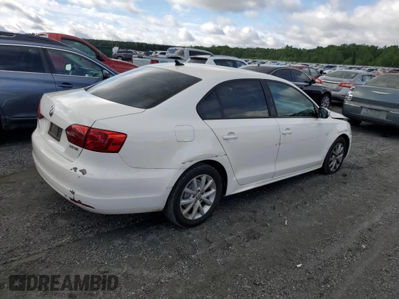 2012 Volkswagen Jetta SE with VIN 3VWDP7AJ4CM335256, listed as a Copart auction lot 57080145 with 228,239 mi miles and Salvage title. Bid and sale history available at DreamBid. Image 3.