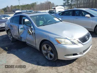 2008 Lexus GS 350 with VIN JTHBE96S880035614, listed as a IAAI auction lot 41654713 with 253,083 mi miles. Bid and sale history available at carsss.com. Image 1.