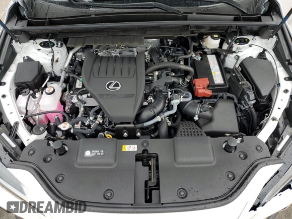 2025 Lexus NX with VIN JTJGGCEZ6S5010795, listed as a Copart auction lot 72822164 with 476 mi miles and Salvage Title. Bid and sale history available at carsss.com. Image 12.
