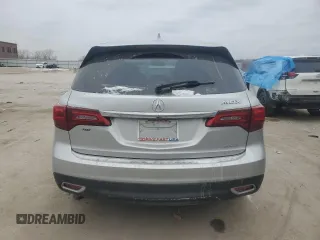 2014 Acura MDX z VIN 5FRYD4H20EB015366, wystawiony jako Copart lot #45592405 z przebiegiem 156 644 mil mil oraz Szkoda całkowita • Salvage title. Historia ofert i sprzedaży dostępna na DreamBid. Obrazek 6.
