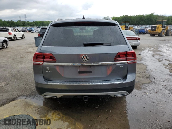 2019 Volkswagen Atlas SE with VIN 1V2DR2CA2KC537413, listed as a Copart auction lot 55360555 with 81,797 mi miles and Salvage title. Bid and sale history available at DreamBid. Image 6.