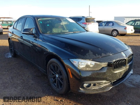2016 BMW 3 Series 320i with VIN WBA8A9C55GK617241, listed as a IAAI auction lot 41781613 with 111,053 mi miles. Bid and sale history available at carsss.com. Image 1.