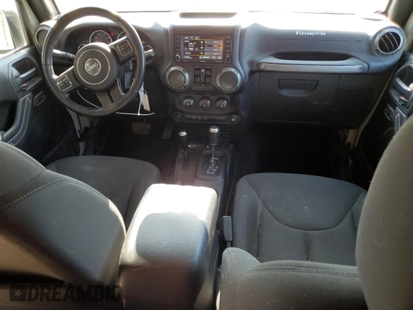 2017 Jeep Wrangler Unlimited Sport with VIN 1C4BJWDG7HL683406, listed as a Copart auction lot 62758735 with 75,140 mi miles and Salvage title. Bid and sale history available at DreamBid. Image 8.