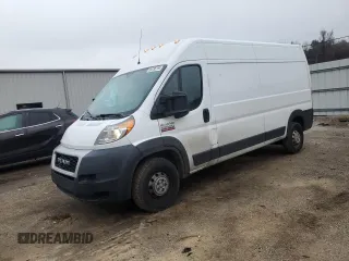 2020 Ram ProMaster Cargo with VIN 3C6TRVDG3LE124337, listed as a Copart auction lot 86795794 with 142,350 mi miles and Salvage Title. Bid and sale history available at carsss.com. Image 1.