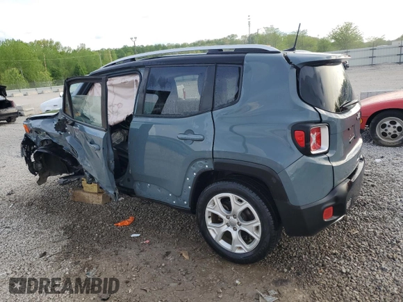 2018 Jeep Renegade Limited z VIN ZACCJADB3JPJ04597, wystawiony jako Copart lot #53925805 z przebiegiem 89 226 mil mil oraz Nie do naprawy • Non repairable. Historia ofert i sprzedaży dostępna na DreamBid. Obrazek 2.